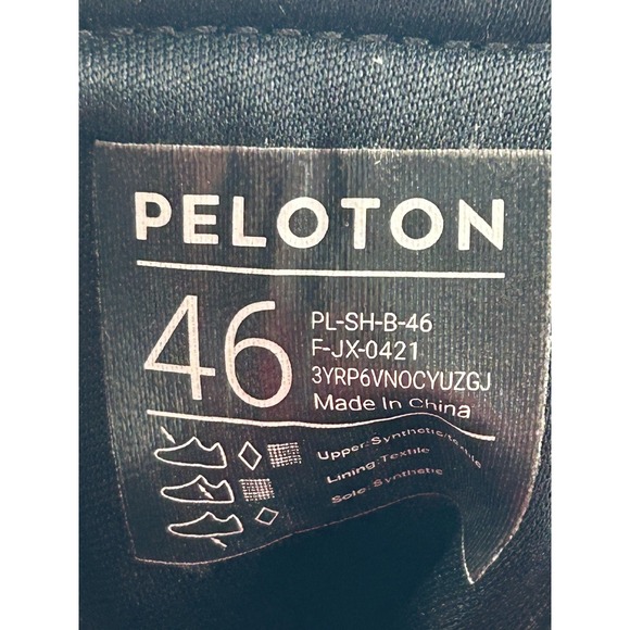 Peloton Cycling Shoes Mens Size 46 Indoor‎ Bike Spin Delta Cleats Included main image 7